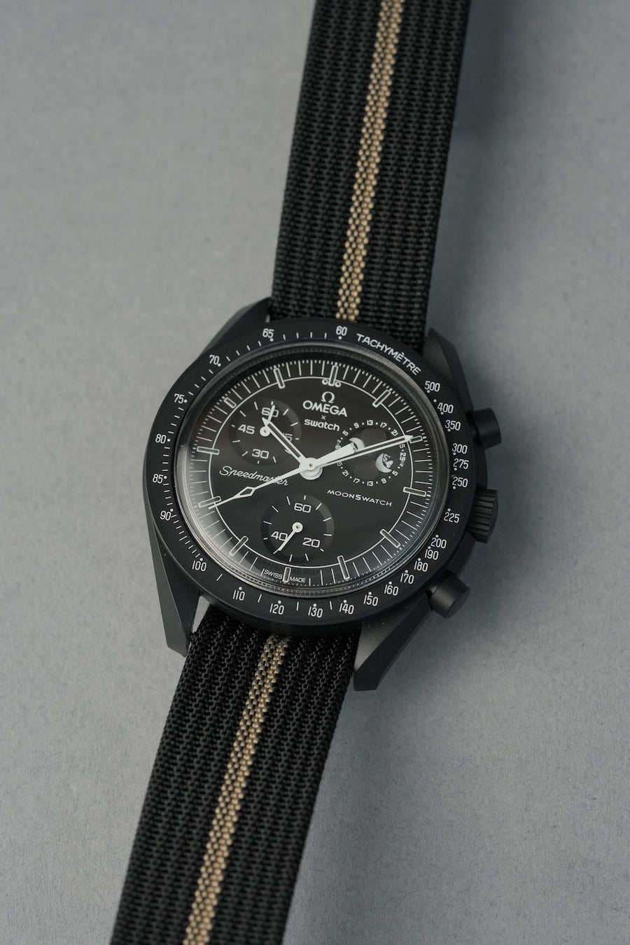 Nylon Strap with FKM Reinforced Notches - Deployant Clasp For Omega Speedmaster [20MM]