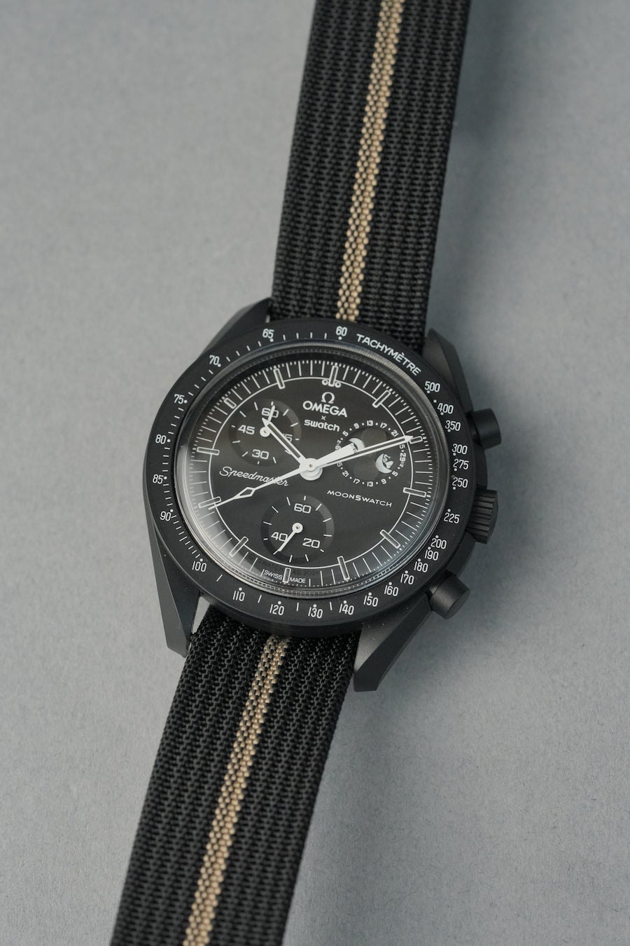 Nylon Strap with FKM Reinforced Notches - Deployant Clasp For Omega Speedmaster [20MM]