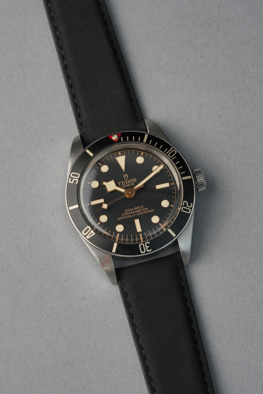 Nubuck Leather Strap for Tudor Black Bay 58