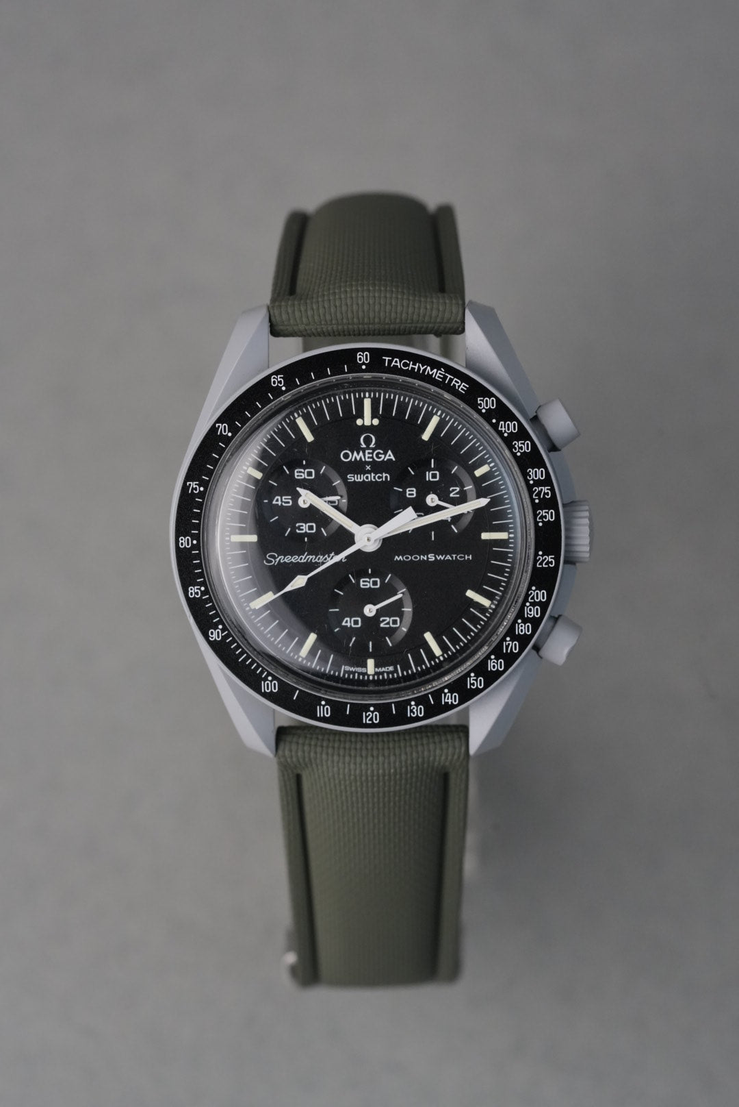 Deployant Clasp Sailcloth for Omega x Swatch MoonSwatch – Mission to the Moon – Kahki