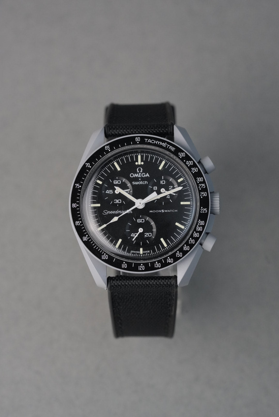 Sailcloth FKM Rubber Strap for Omega x Swatch MoonSwatch – Mission to the Moon