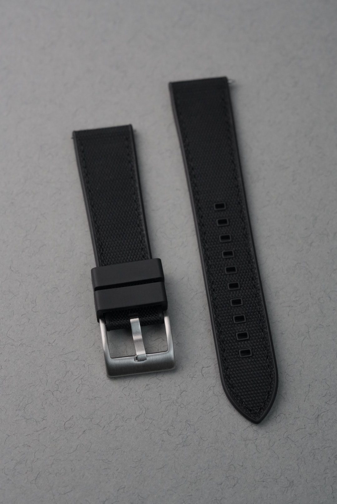 Sailcloth FKM Rubber Strap for Omega x Swatch MoonSwatch – Mission To Mercury