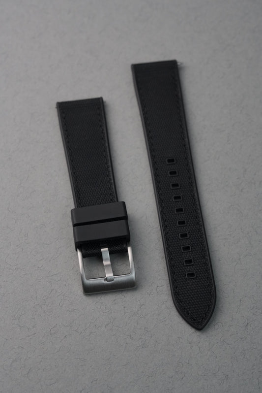 Sailcloth FKM Rubber Strap - 20mm-22mm