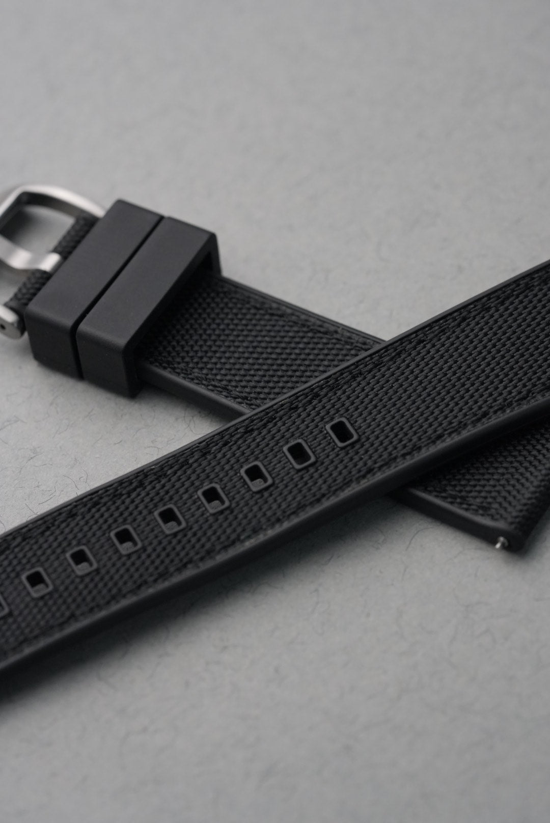 Sailcloth FKM Rubber Strap for Omega x Swatch MoonSwatch – Mission To Mercury