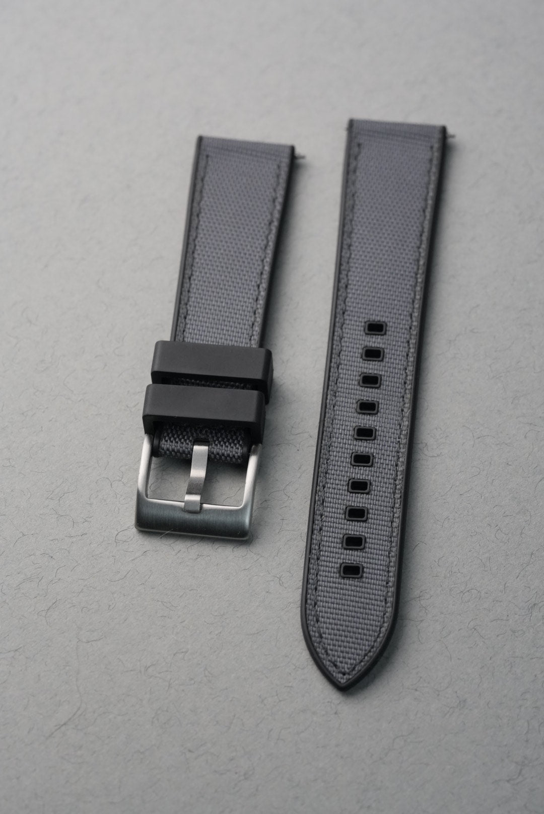 Sailcloth FKM Rubber Strap for Omega x Swatch MoonSwatch – Mission To Mercury