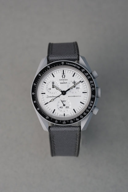 MoonSwatch 1965 Sailcloth FKM Rubber Strap