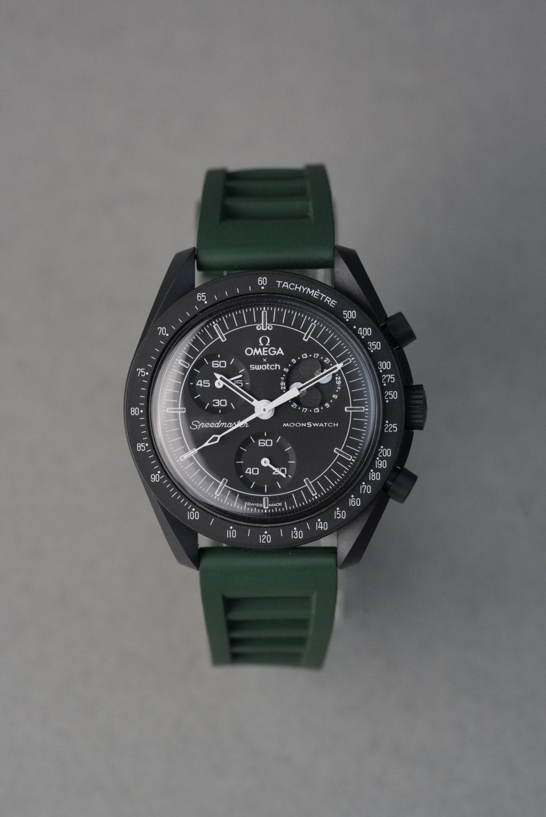 Rubber FKM Vented Strap For Omega x Swatch MoonSwatch – Mission to the MoonPhase