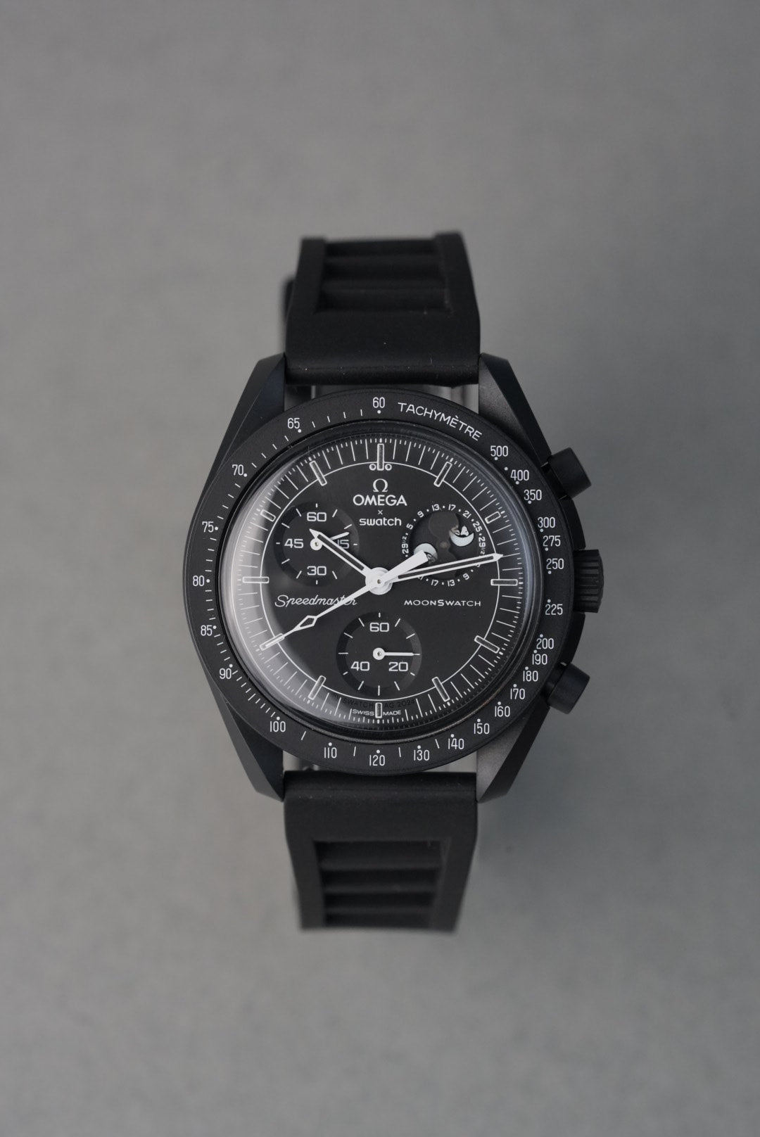 Rubber FKM Vented Strap For Omega x Swatch MoonSwatch – Mission to the MoonPhase