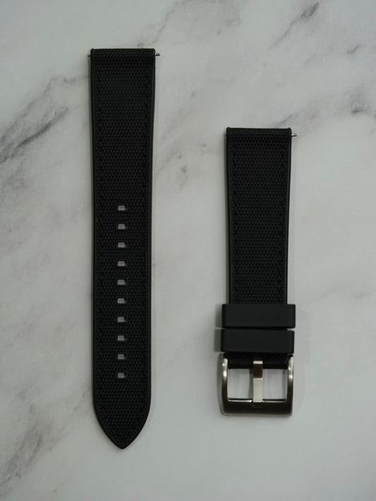 Sailcloth Hybrid Rubber Strap