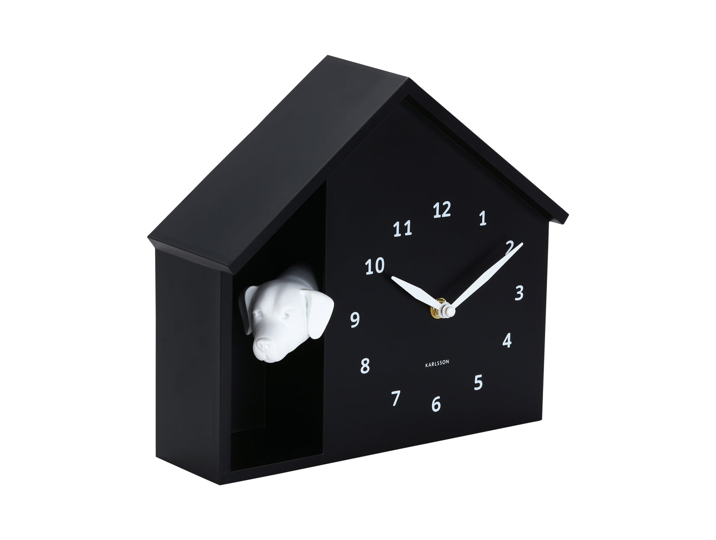 Man's Best Friend – Wall Clock – Black
