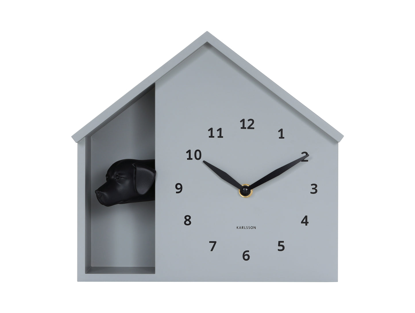 Man's Best Friend – Wall Clock – Grey