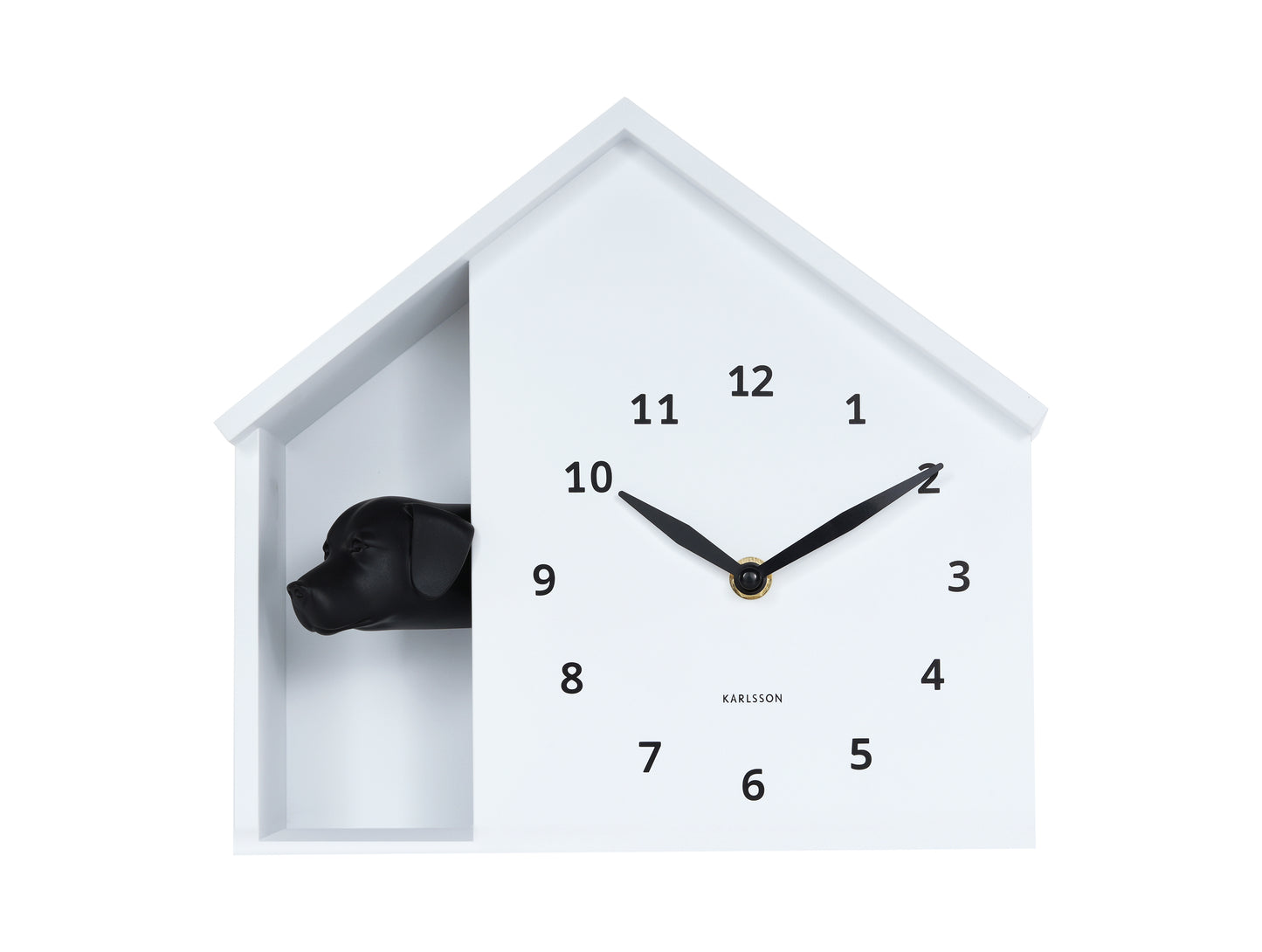 Man's Best Friend – Wall Clock – White