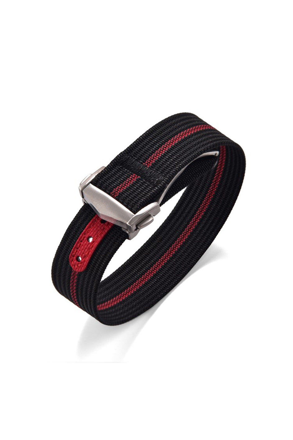 Nylon Strap with FKM Reinforced Notches - Deployant Clasp 18mm-22mm