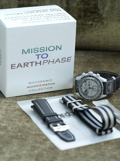 MoonSwatch Gift Set: Swatch x OMEGA Mission To Earthphase