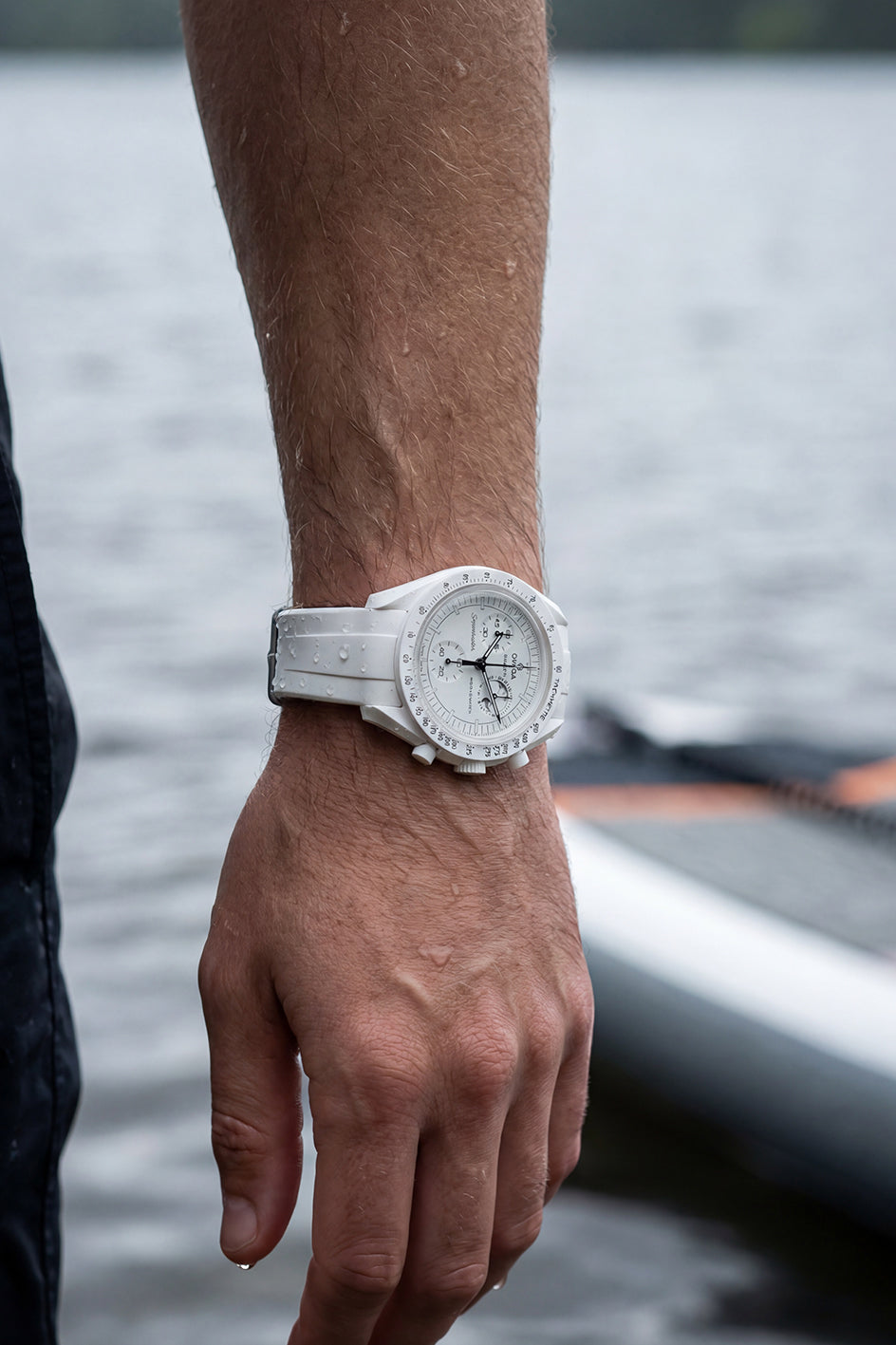 MoonSwatch FKM Curved Rubber Strap — Fits All Models