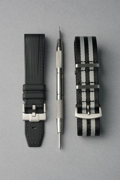 MoonSwatch Strap Bundle — Rubber, Fabric & Tool