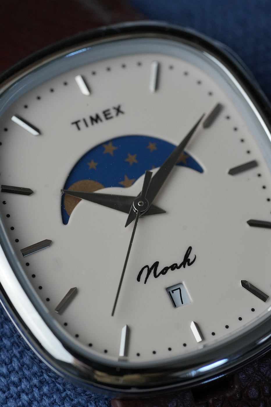 Noah x Timex Oval Moon Phase Watch