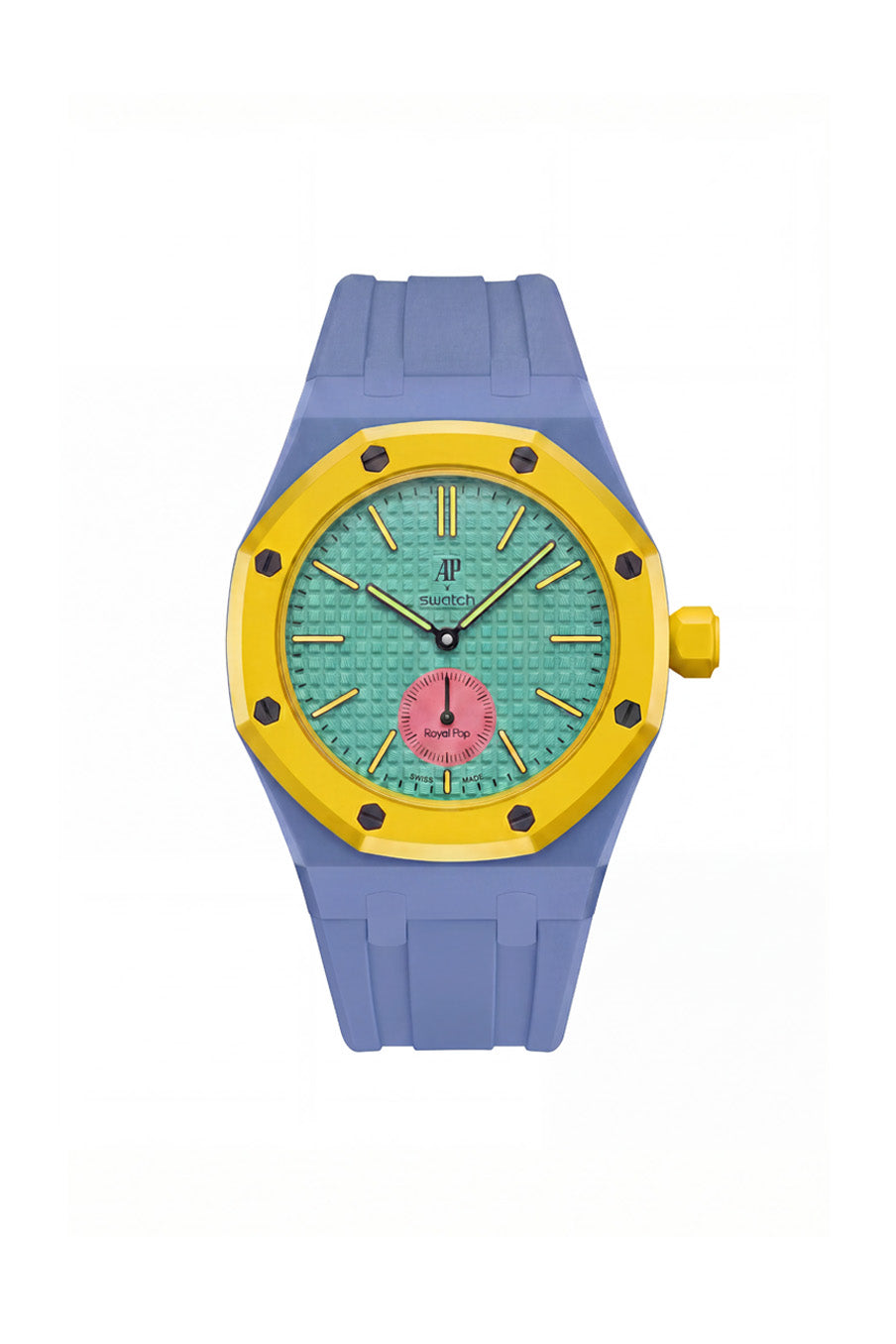 The Pink AP × Swatch Royal Pop Savonnette | Otg Roz – MGB WATCHES
