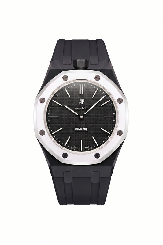 Ocho Negro Royal Pop Rubber Strap
