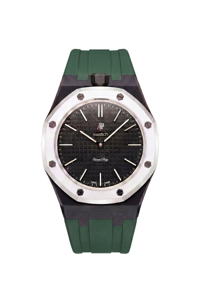 Ocho Negro Royal Pop Rubber Strap