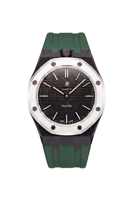 Ocho Negro Royal Pop Rubber Strap