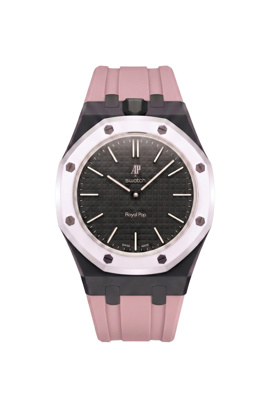 Ocho Negro Royal Pop Rubber Strap