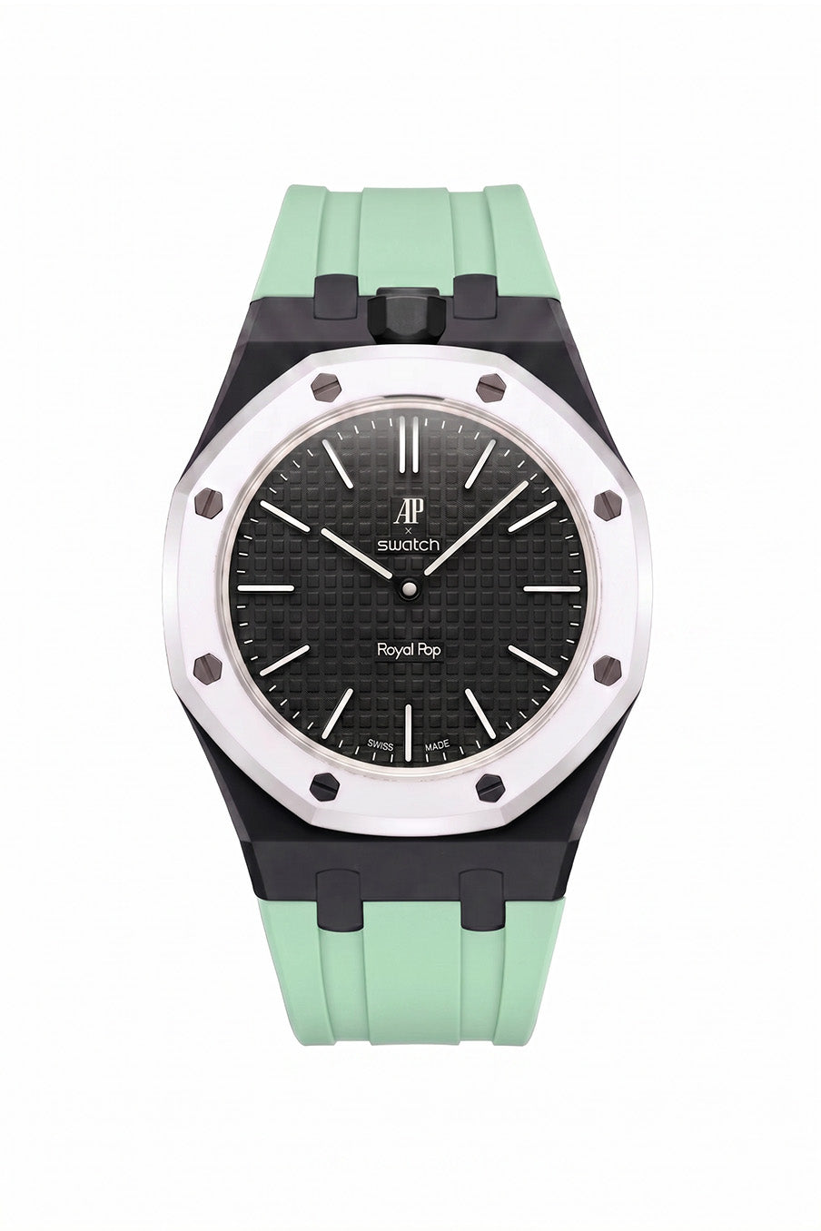 Ocho Negro Royal Pop Rubber Strap