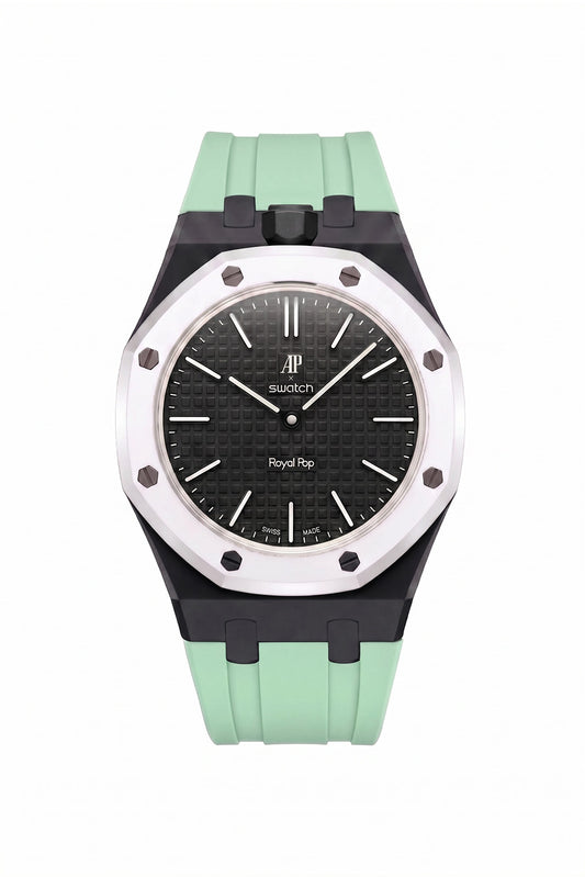 Ocho Negro Royal Pop Rubber Strap