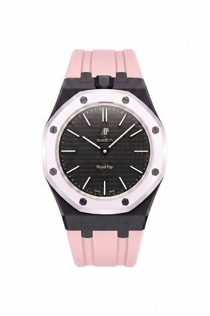 Ocho Negro Royal Pop Rubber Strap