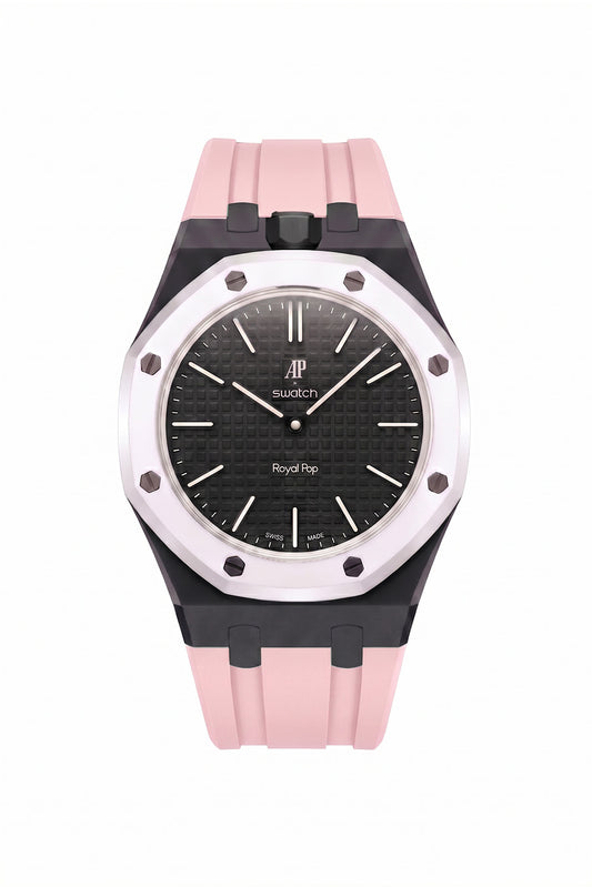Ocho Negro Royal Pop Rubber Strap