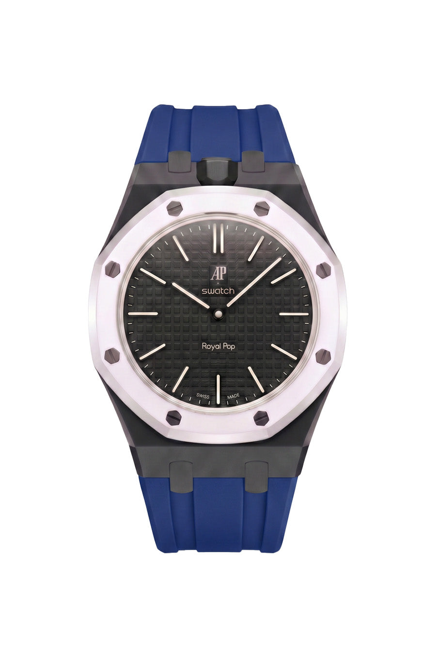 Ocho Negro Royal Pop Rubber Strap