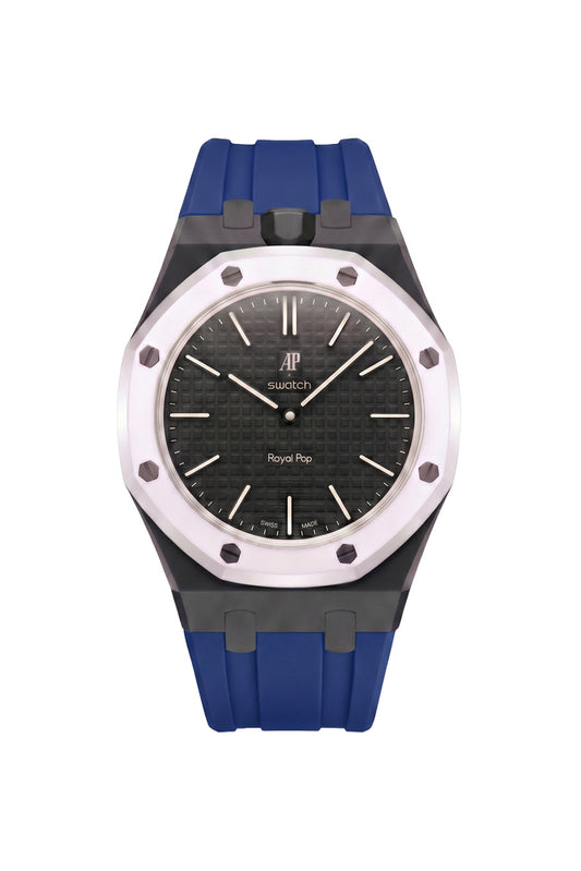 Ocho Negro Royal Pop Rubber Strap