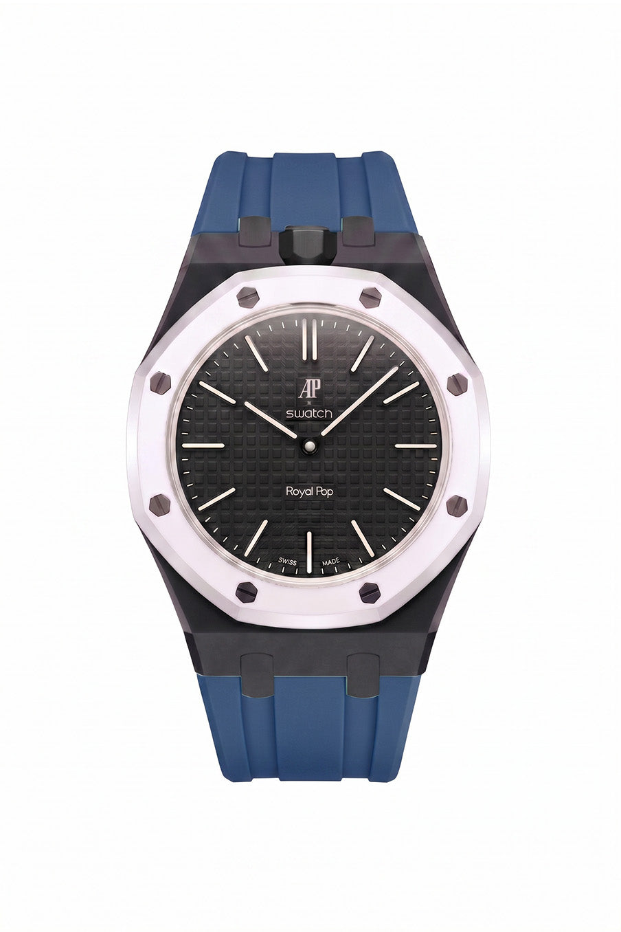 Ocho Negro Royal Pop Rubber Strap