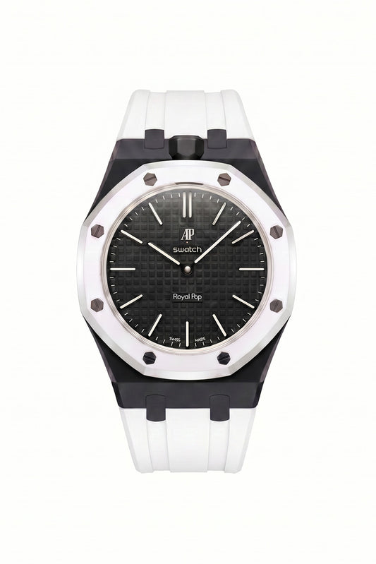 Ocho Negro Royal Pop Rubber Strap
