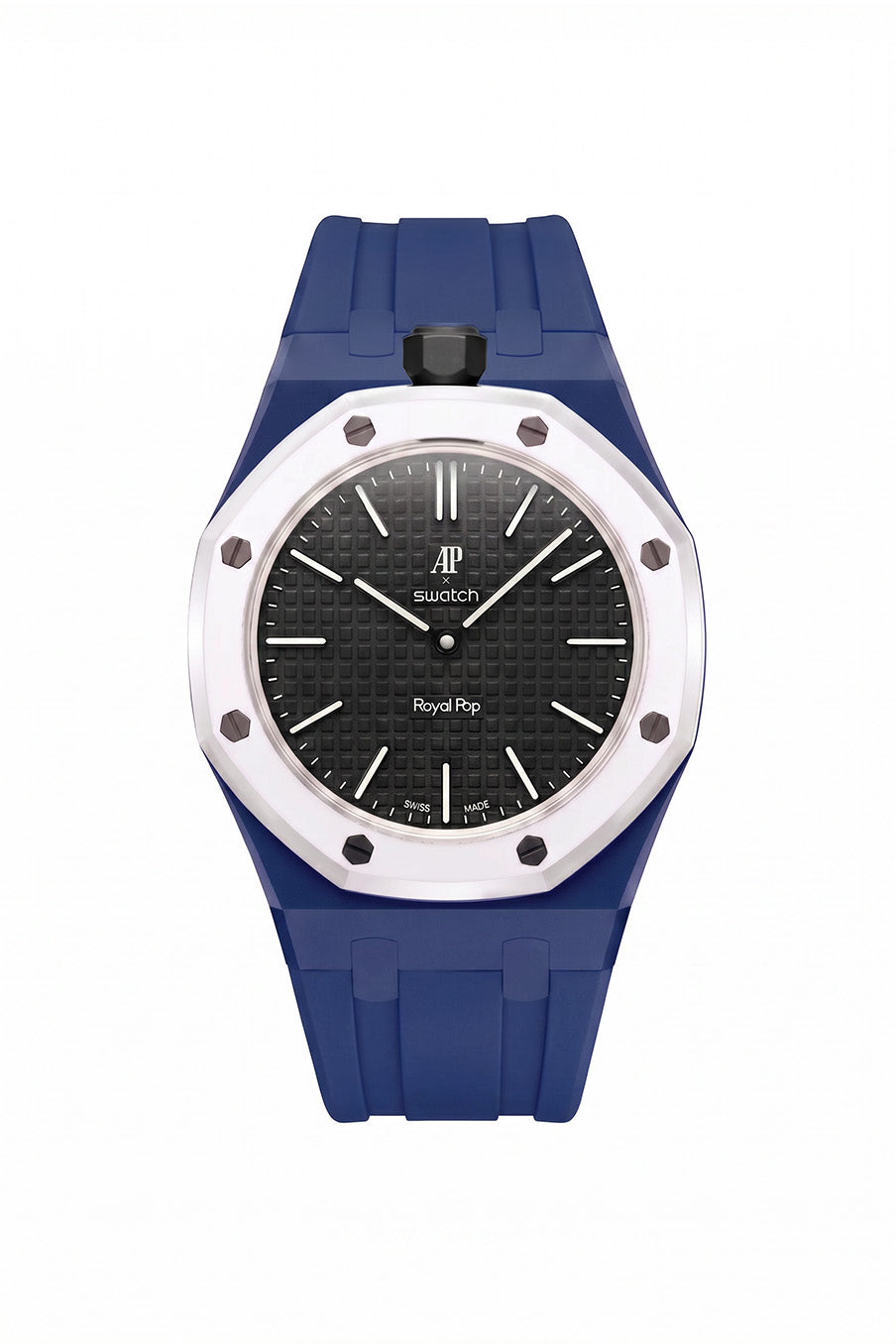 Ocho Negro Royal Pop Rubber Strap