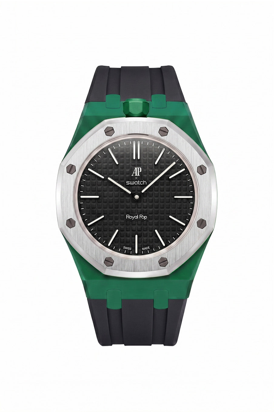 Ocho Negro Royal Pop Rubber Strap