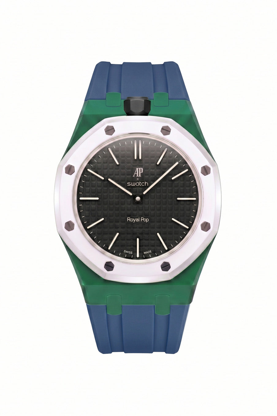 Ocho Negro Royal Pop Rubber Strap