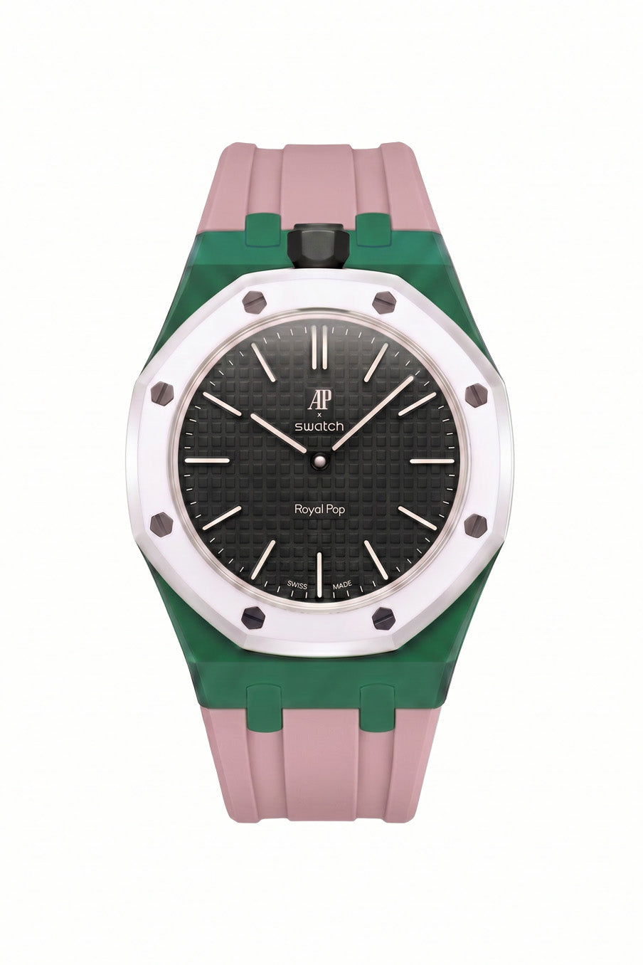 Ocho Negro Royal Pop Rubber Strap