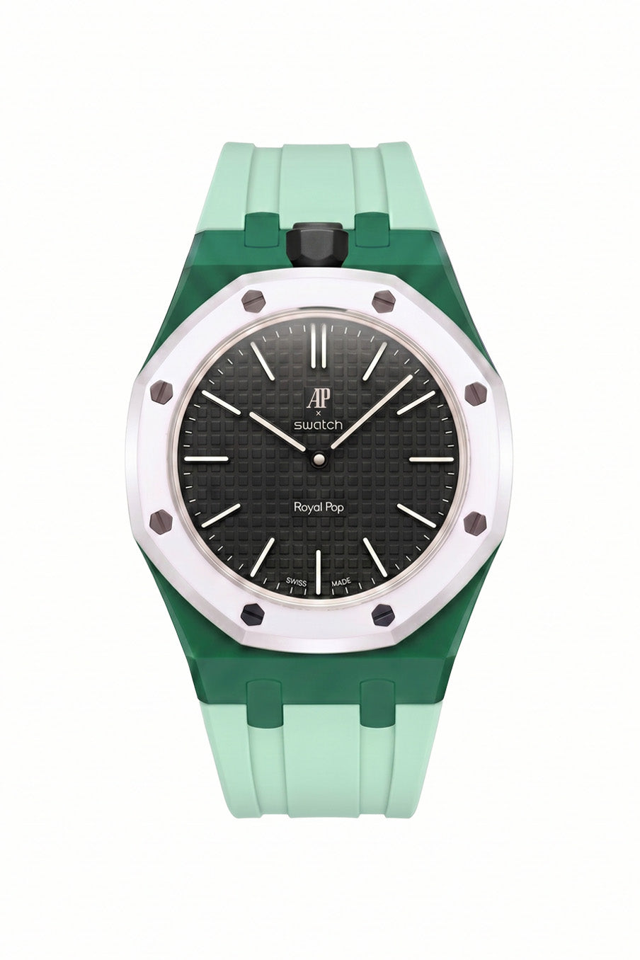 Ocho Negro Royal Pop Rubber Strap