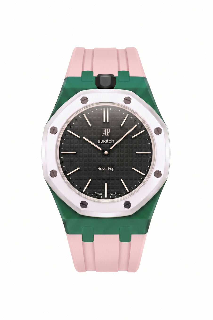 Ocho Negro Royal Pop Rubber Strap