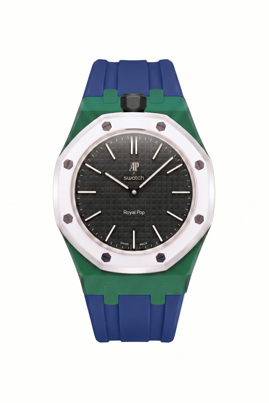 Ocho Negro Royal Pop Rubber Strap