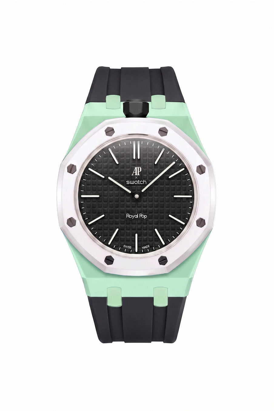 Ocho Negro Royal Pop Rubber Strap