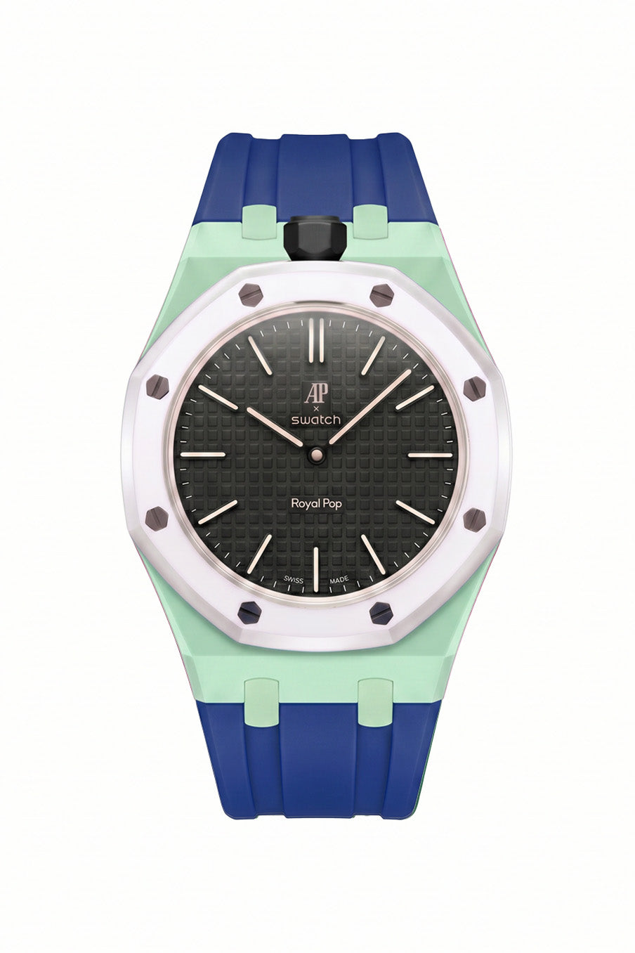 Ocho Negro Royal Pop Rubber Strap