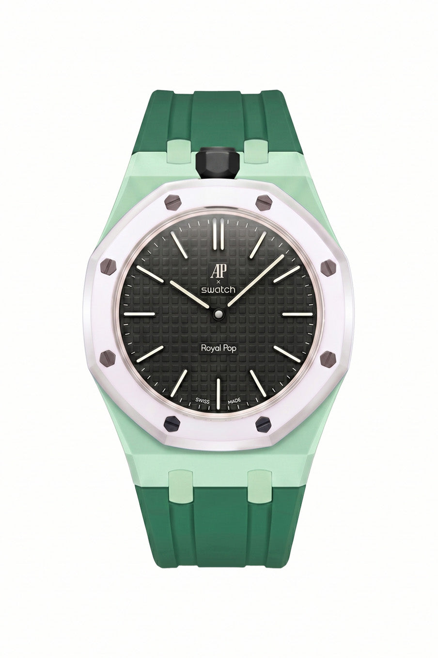 Ocho Negro Royal Pop Rubber Strap