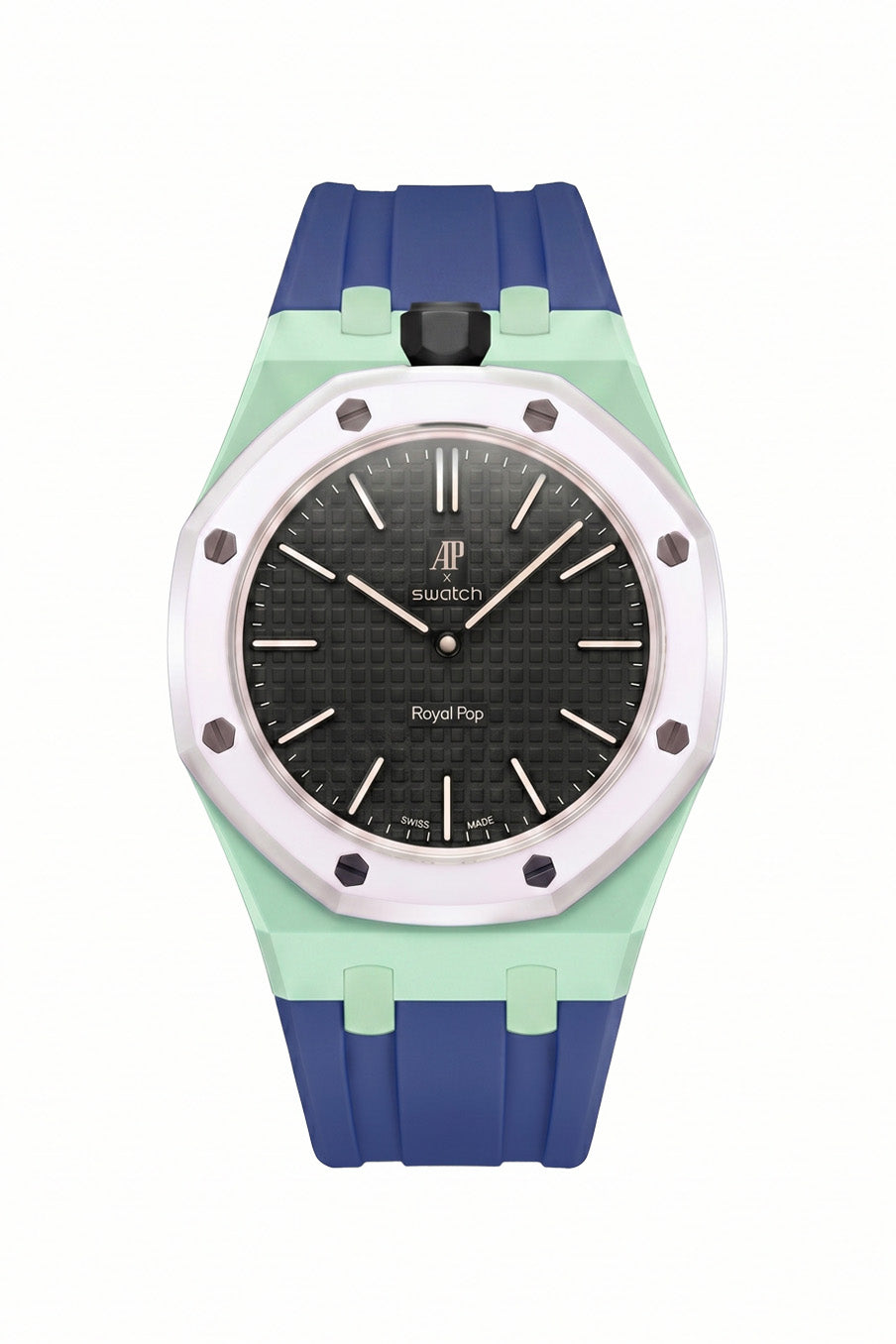 Ocho Negro Royal Pop Rubber Strap