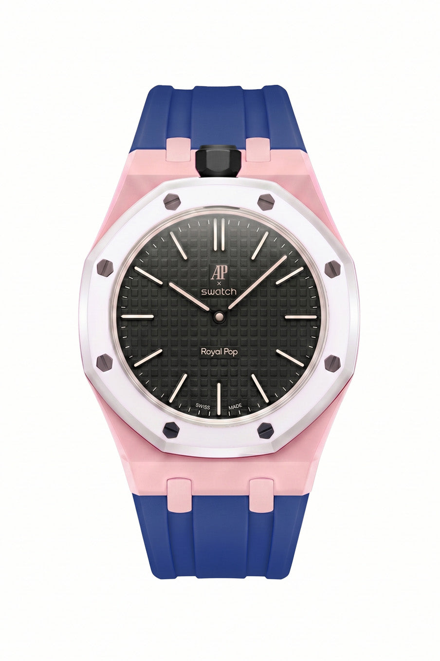 Ocho Negro Royal Pop Rubber Strap