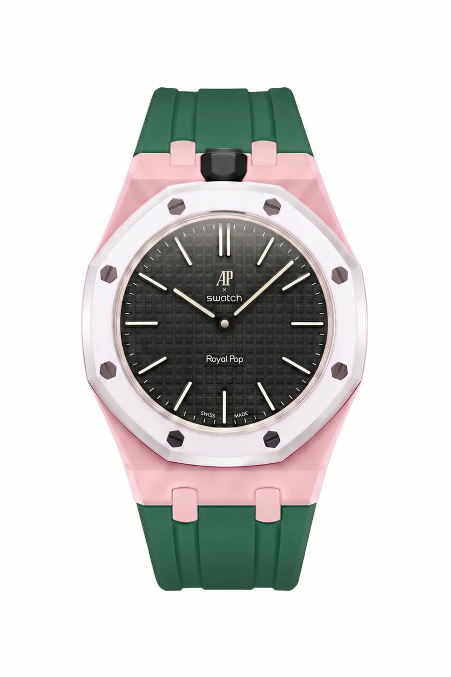Ocho Negro Royal Pop Rubber Strap