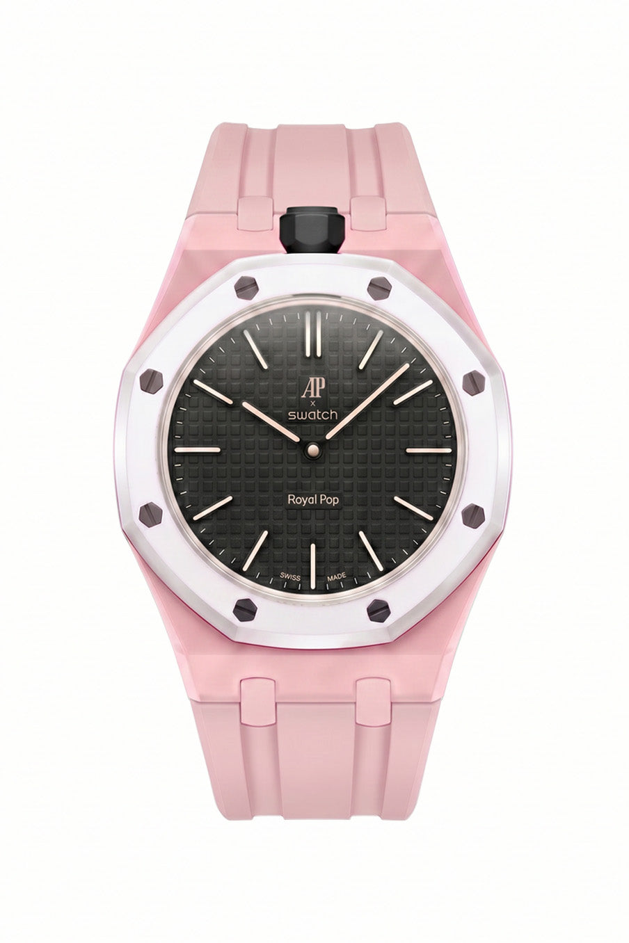 Ocho Negro Royal Pop Rubber Strap