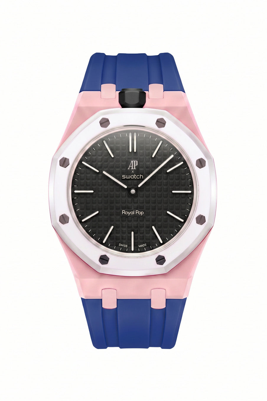 Ocho Negro Royal Pop Rubber Strap