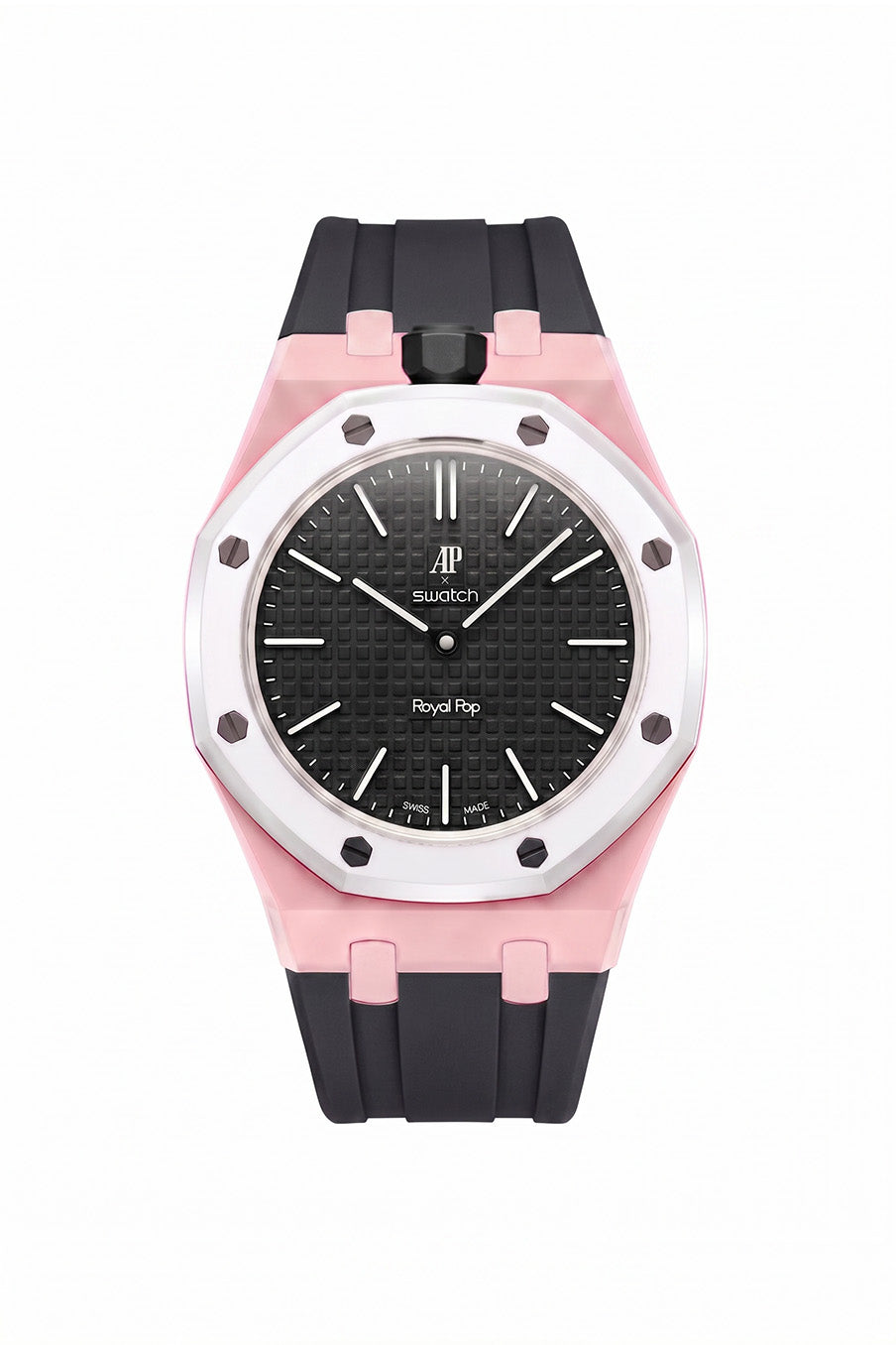Ocho Negro Royal Pop Rubber Strap
